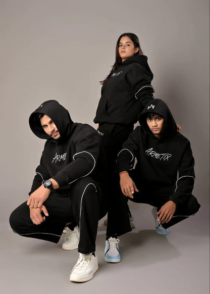 BLACK OVERSIZE CO-ORD SET