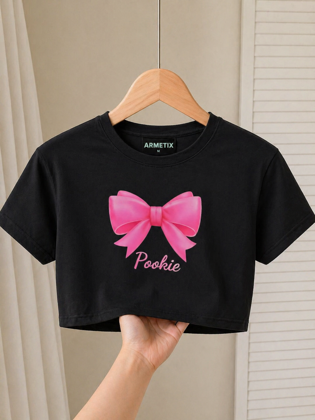 POOKIE CROP TOP ( BLACK )