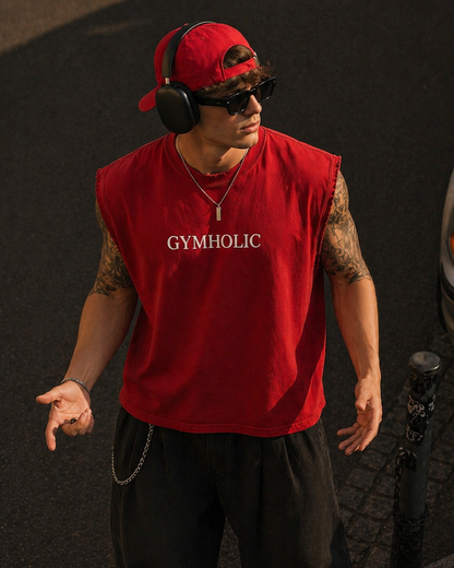 GYMHOLIC RED STRINGER