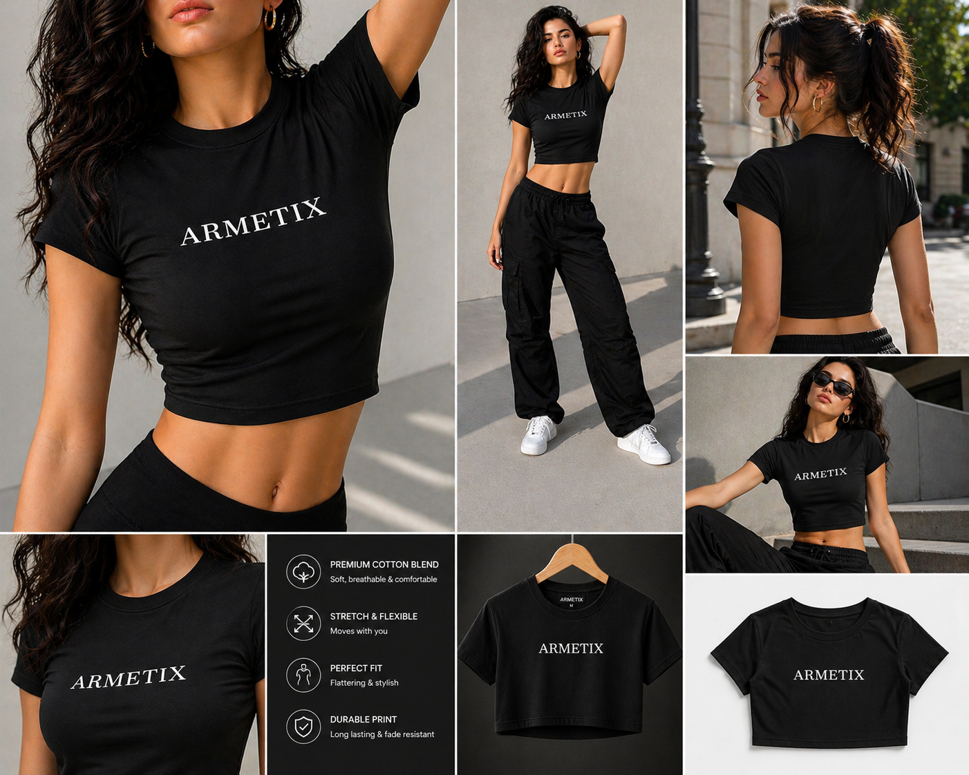 Armetix Women’s Performance Crop T-Shirt