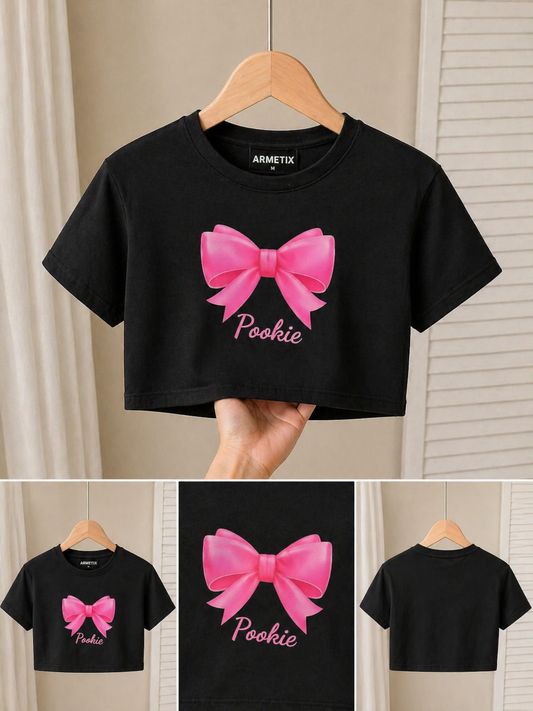 POOKIE CROP TOP ( BLACK )