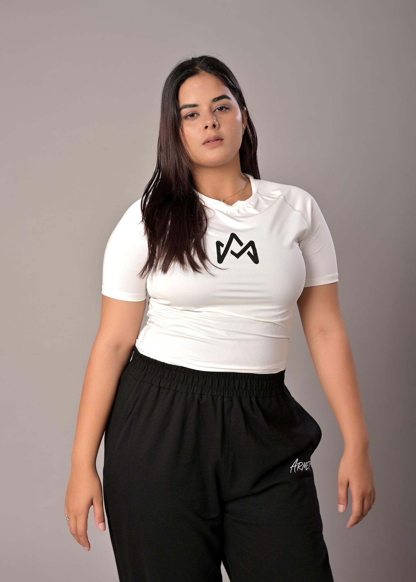 White Compression Tee