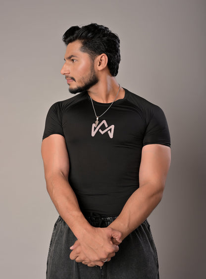 Black Compression Tee
