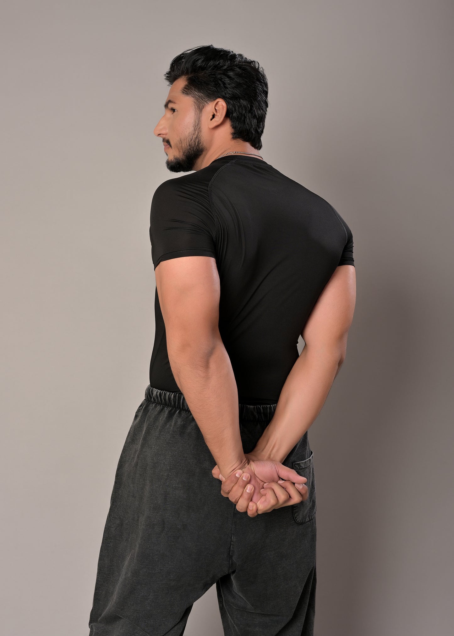 Black Compression Tee