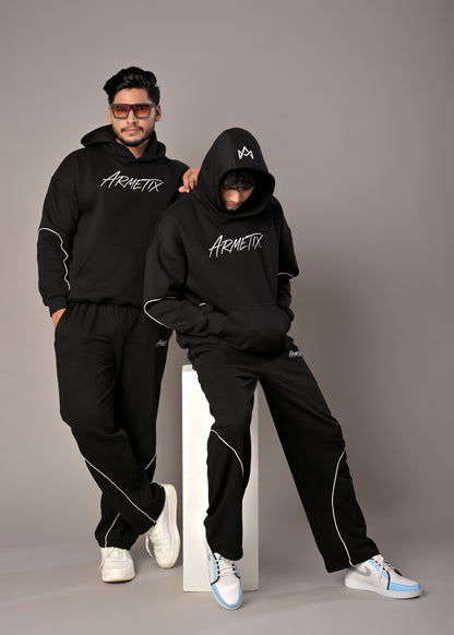 BLACK OVERSIZE CO-ORD SET