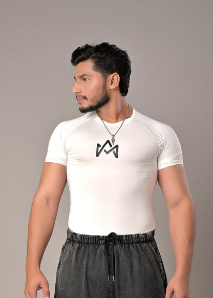 White Compression Tee